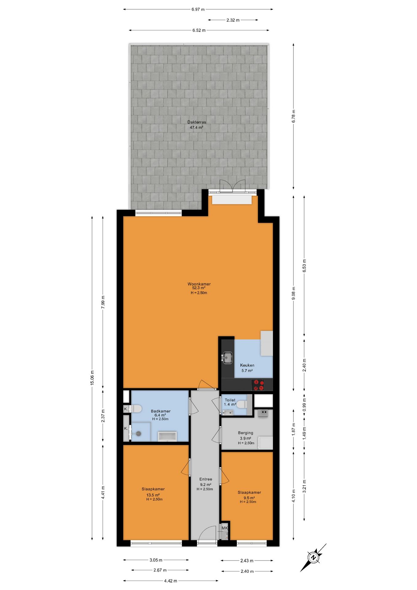 Foto 34 van Huis te Landelaan 424-F104