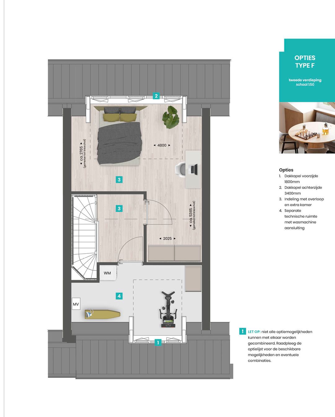 Foto 13 van Tussenwoning TYPE F (Bouwnr. 32)