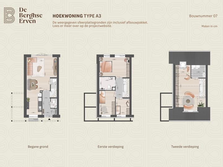 Foto 3 van Hoekwoning type A3 met afbouwpakket (Bouwnr. 7+)