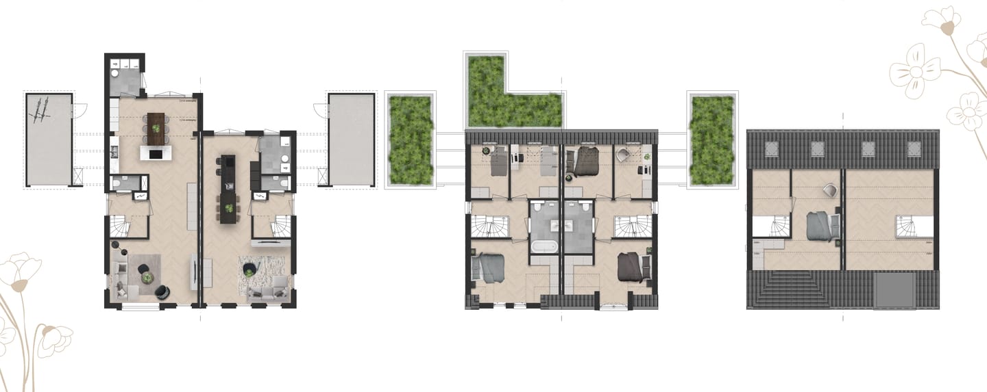 Foto 5 van Halfvrijstaande woningen (Bouwnr. 7)