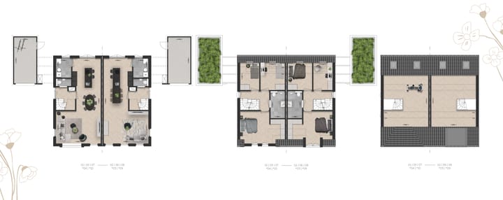 Foto 4 van Halfvrijstaande woningen (Bouwnr. 10)