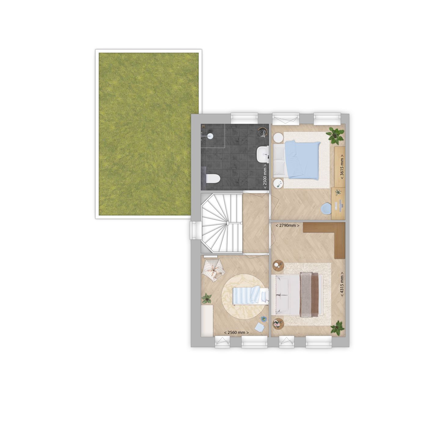 Foto 4 van Rijwoningen - Type 1 (Bouwnr. 1)