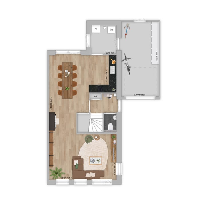 Foto 3 van Half vrijstaande woning - Type 1 (Bouwnr. 6)