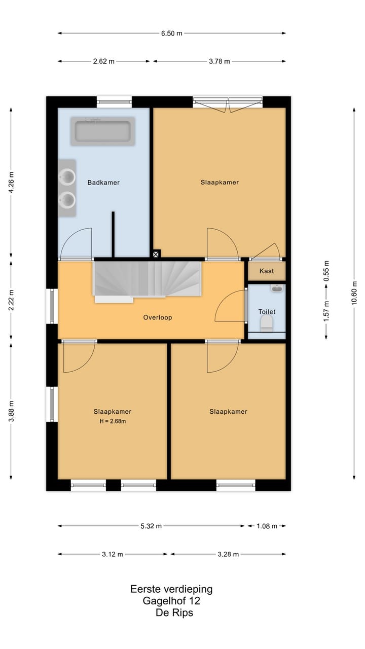 Woning te koop: Gagelhof 12, De Rips