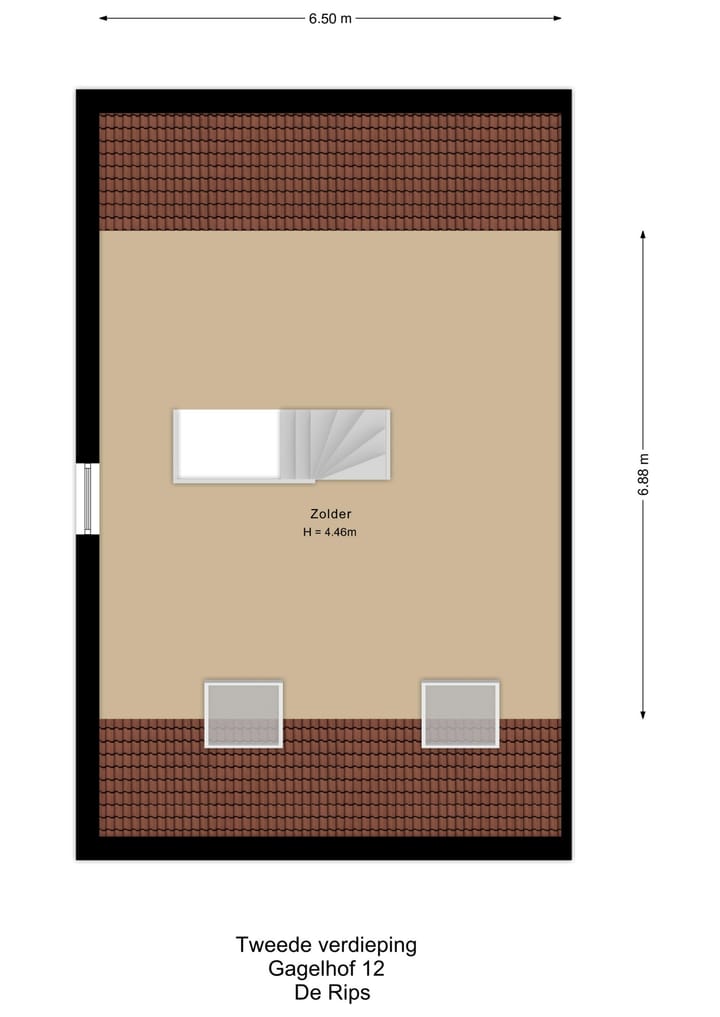 Woning te koop: Gagelhof 12, De Rips