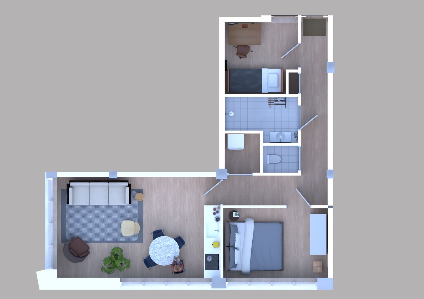 Photo 5 of Drie kamer Appartement - type 5 (Bouwnr. C05)