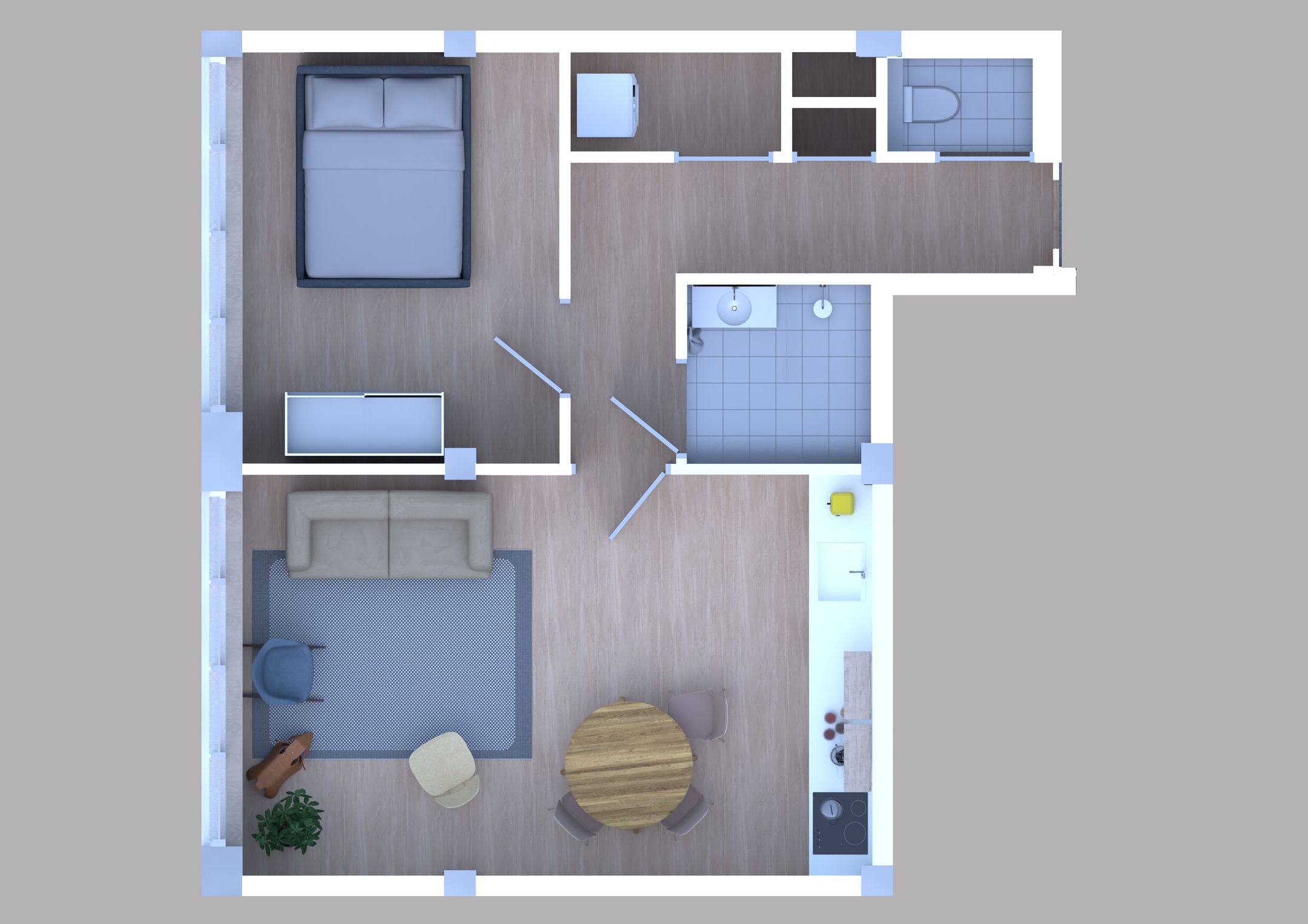 Photo 6 of Twee kamer appartement-type 6 (Bouwnr. C06)