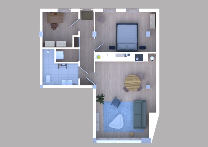 Foto 5 van Drie kamer Appartement -type 3 (Bouwnr. C01)