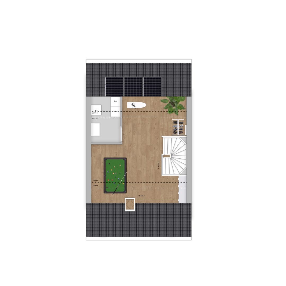 Foto 7 van 't Woudse Hof tussenwoning (Bouwnr. 10)