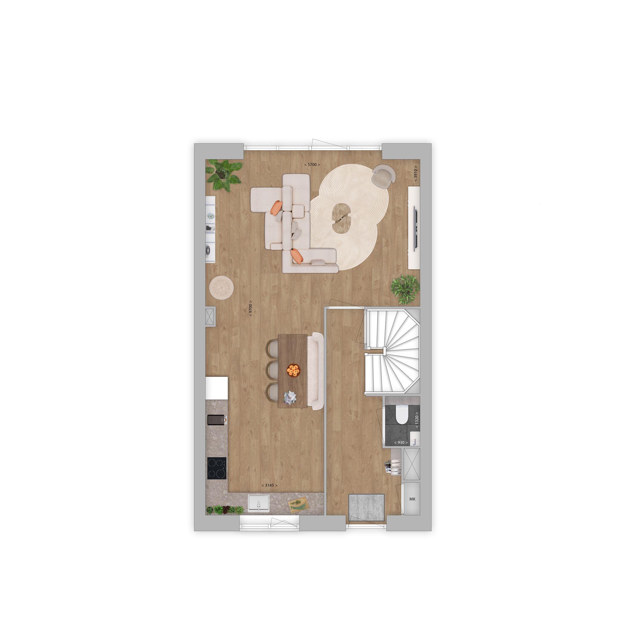 Photo 6 of 't Woudse Hof tussenwoning (Bouwnr. 11)